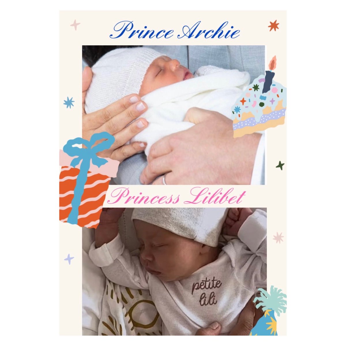 SussexsquadP's tweet photo. Global Birthday Celebration for #HRHPrinceArchie & #HRHPrincessLili
#May6PrinceArchieDay 🦕#June4PrincessLiliDay 🎀 https://t.co/SmpIAKElS7