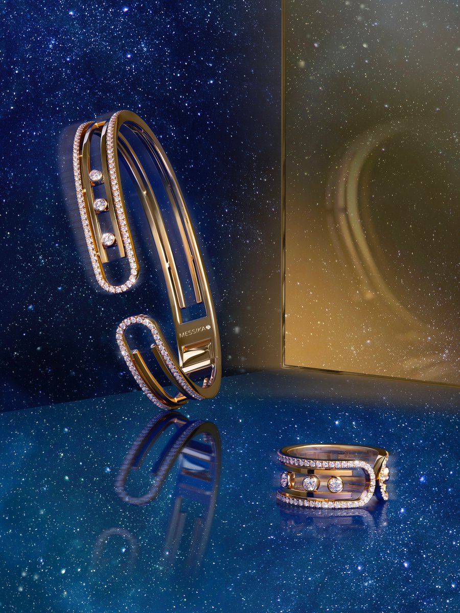 MessikaJewelry's tweet photo. Combining radical magnificence and modest elegance, the Move 10th collection captures the dynamic and sparkling essence of Messika women.
#Messika #TimeForIntrospection https://t.co/ASeloCiVHR