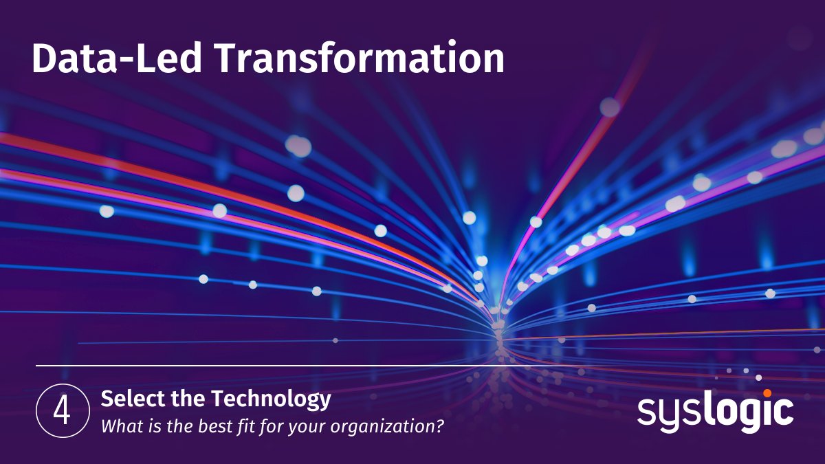 Selecting the technology as part of your data-led transformation journey might seem straightforward, but there are many features to consider. Check out this latest article to learn how SysLogic clients successfully achieve this phase of the journey:  bit.ly/4196ZKg