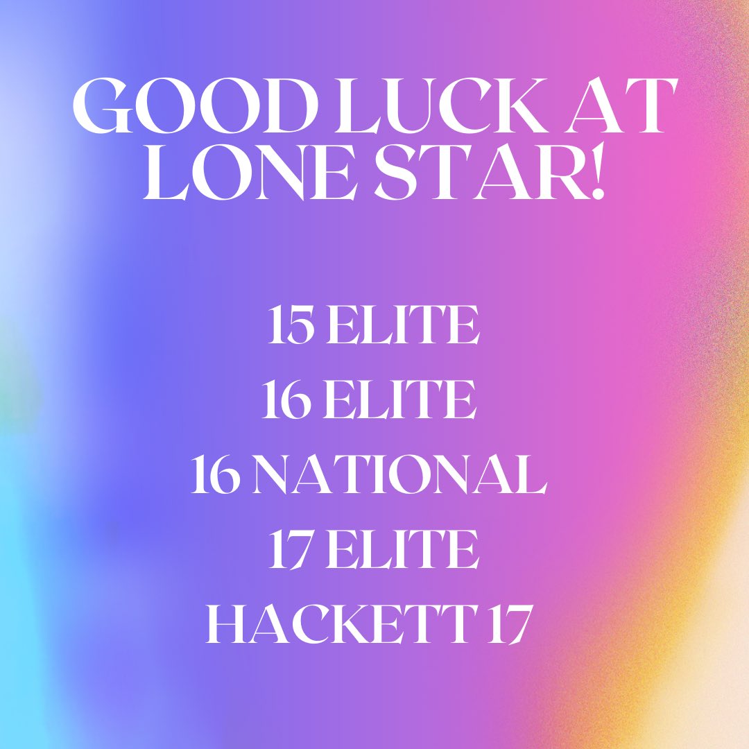 Good luck to the following teams this weekend! Games start today and we are so excited to see how everyone does! Come out and see these girls compete! 💜🏐 #volleyball #dallas #texas #club #college