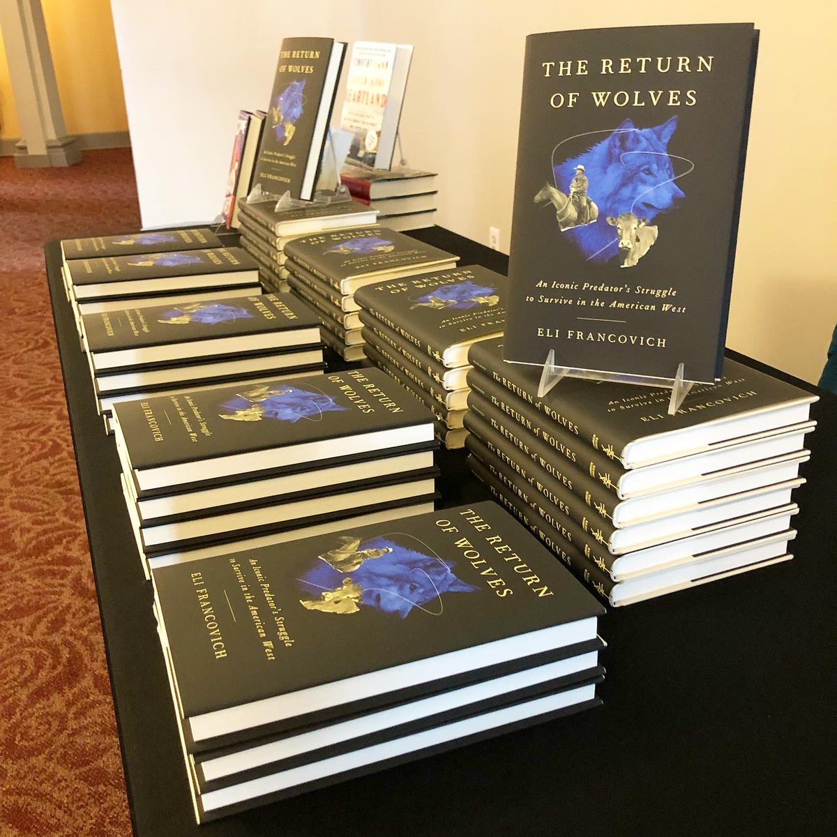 Auntie's Bookstore (@auntiesbooks) on Twitter photo We sold every copy we had of The Return of Wolves at last night’s <a href="/SR_Bookclub/">Northwest Passages Bookclub</a> event, but more are on the way! Congrats, Eli! We sold every copy we had of The Return of Wolves at last night’s <a href="/SR_Bookclub/">Northwest Passages Bookclub</a> event, but more are on the way! Congrats, Eli!