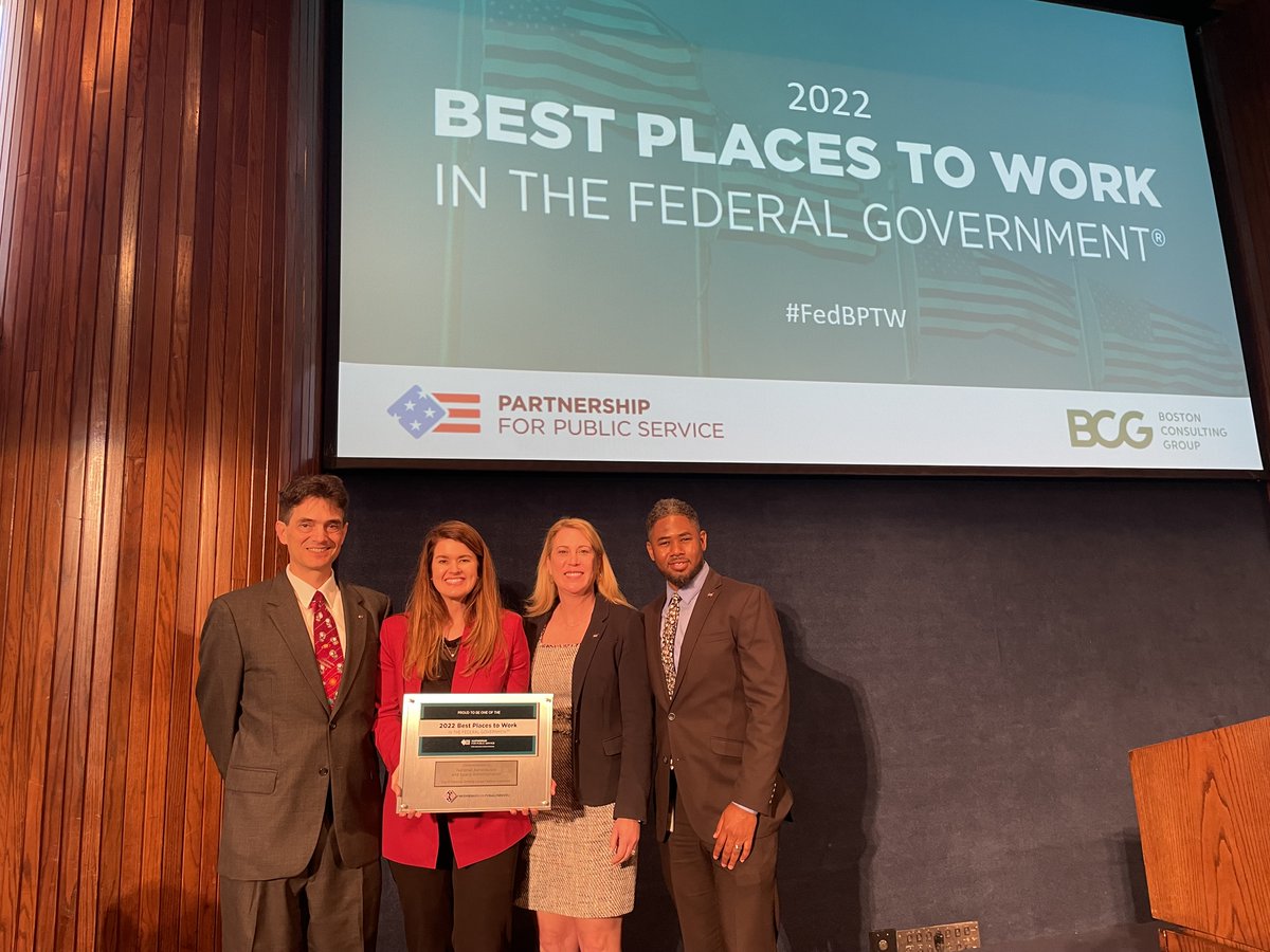 This week, NASA employees accepted the award for the Best Place to Work ...
