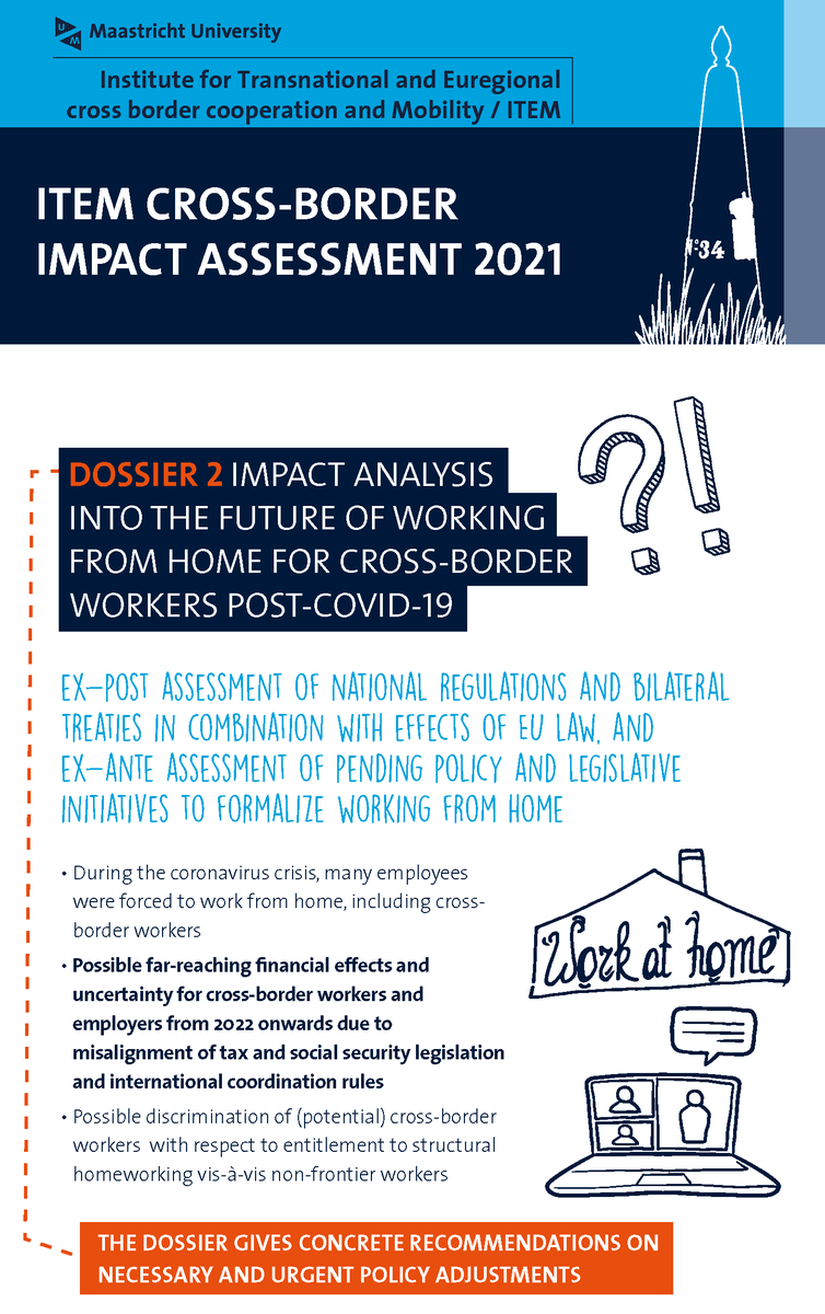 ITEM_UM's tweet photo. Good news for cross-border workers and the regional economy in border areas! 
A Social Security Framework Agreement has been agreed at European level that should make homeworking 50% possible. More details and which member states will sign the Agreement will follow soon https://t.co/rhBZP8pYyR
