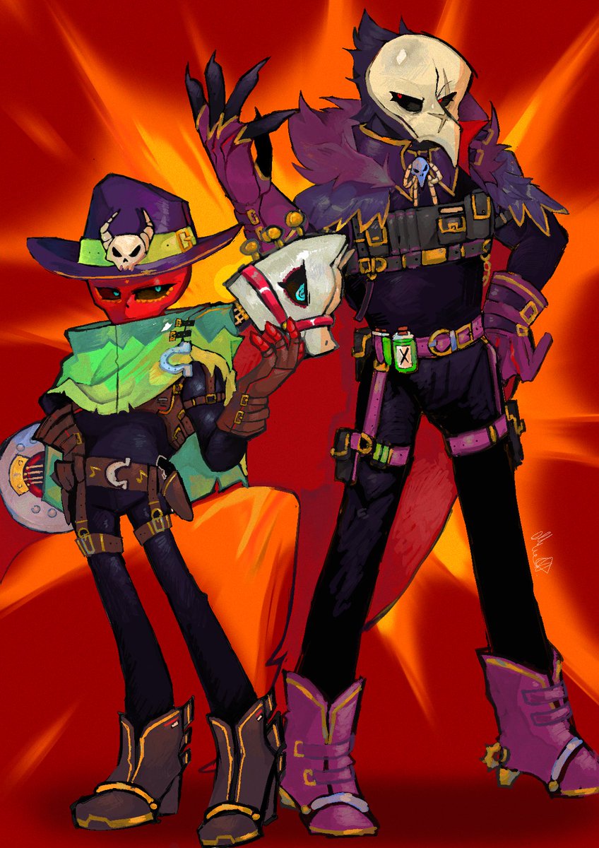 KhamthongOhm's tweet photo. #BrawlStars  #brawlstarsfanart  #BrawlStarsArt  #Brawlstarpoco #Brawlstarcrow 

💥💀🤠🪶 https://t.co/8G4T04pi9U