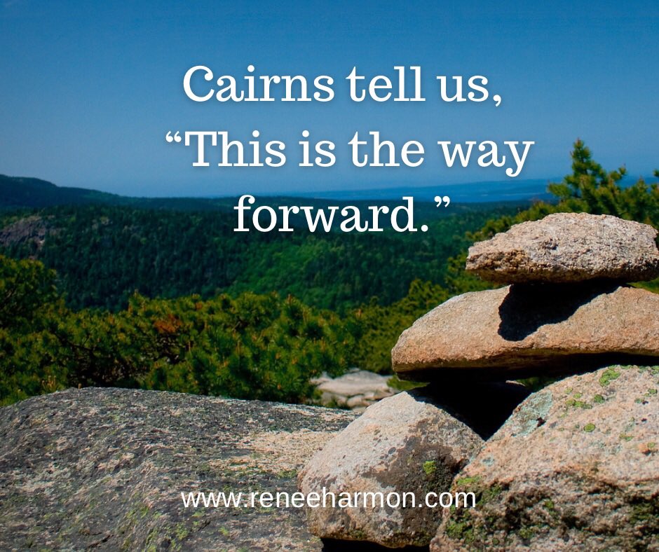 Blog post up! What can we learn from those beautiful stacked stones? reneeharmon.com/2023/04/12/cai… #cairns #cairnsofacadia #alzheimerssupport #dementiasupport #caregiversupport #alzauthors #ENDALZ