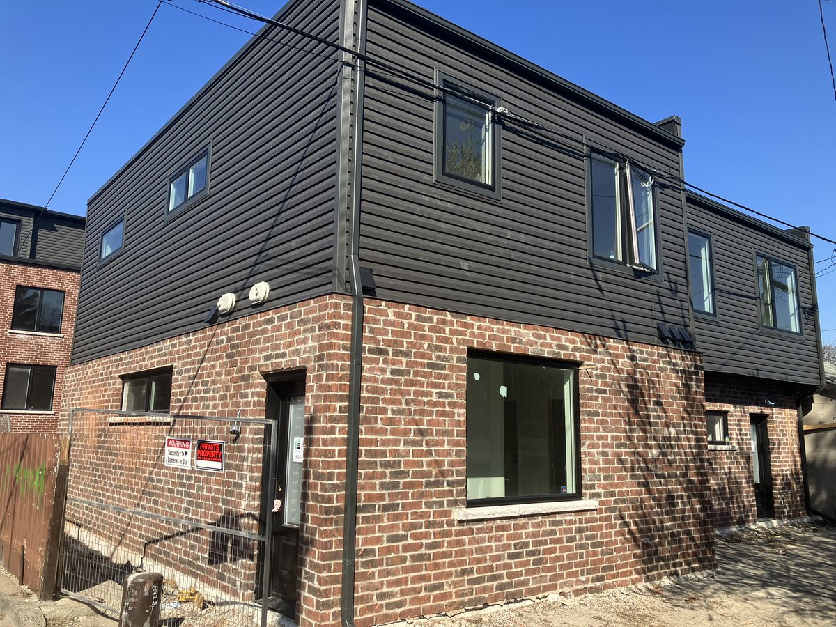 Toronto Laneway Houses and Garden Suites on Twitter "This is a pair of