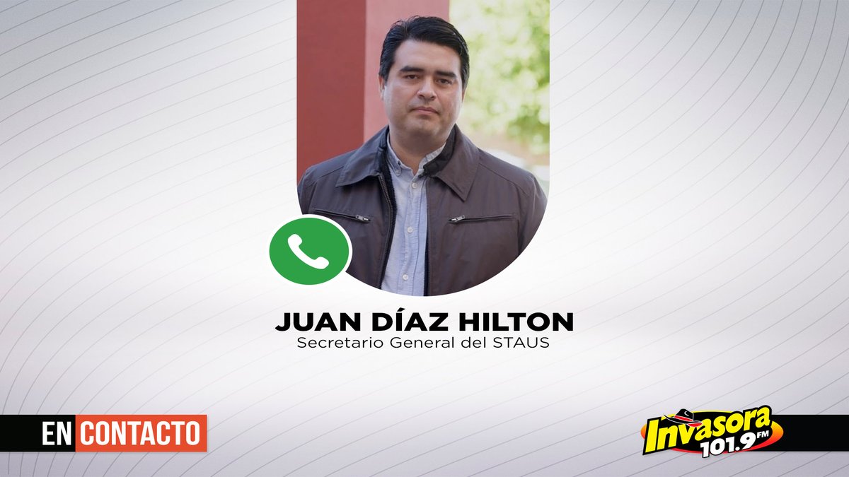 uniradiosonora's tweet image. #EnContacto | Platicamos con Juan Díaz Hilton, secretario general del #STAUS sobre la instalación oficial del Comité General de Huelga del @stausunison frente al Palacio de Gobierno

¡Al aire con @Karina_BarrazaV! 📻🌻 fb.watch/jV3Rs1NF76/