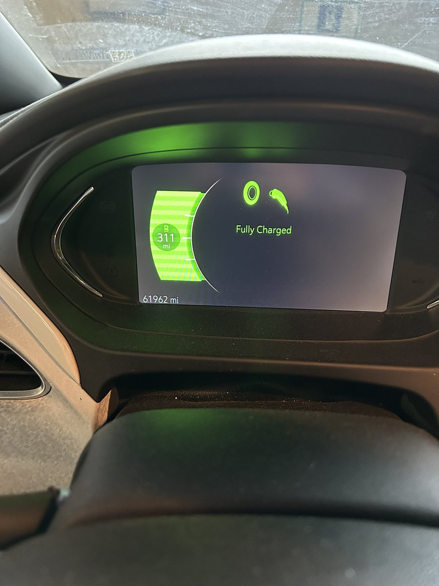That feeling when you get 300+ miles fully charged overnight. 

EV owners, you get me. 

#ElectricCars
