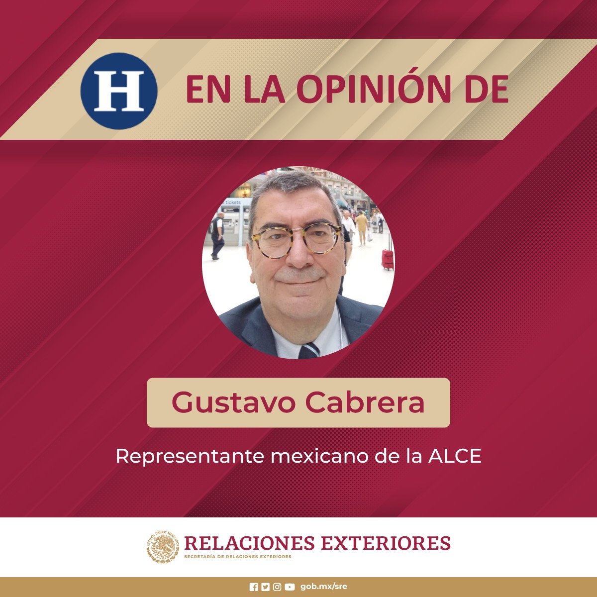 ✍️ «@AgenciaAlce-México seguirá impulsando los proyectos y propuestas a favor de la población, donde única y exclusivamente predominen los fines pacifistas», el representante de 🇲🇽, Gustavo Cabrera, escribe en @heraldodemexico. bit.ly/3o8B91H