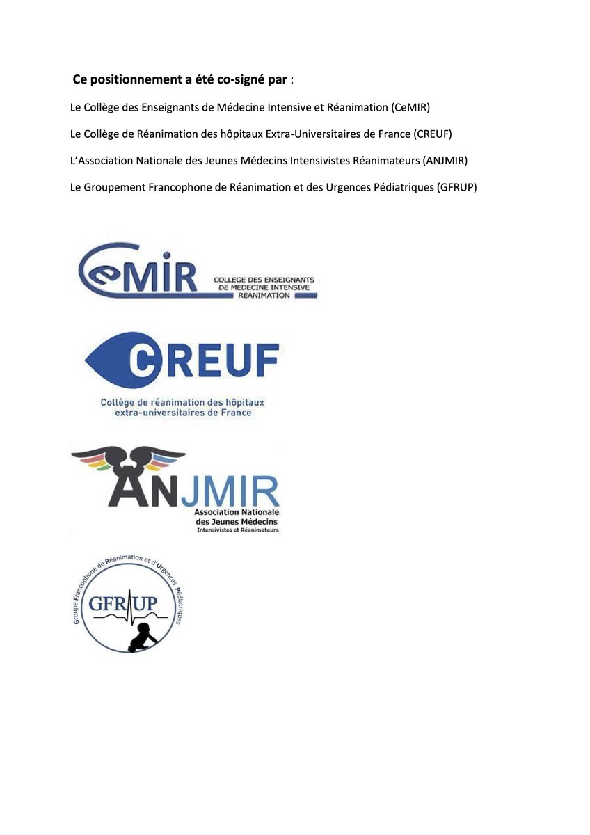 Positionnement de la Société de Pathologie Infectieuses (SPILF), de la Société de Réanimation de Langue Française (SRLF) et de Société Française de Médecine d’urgence (SFMU)  concernant la suppression de l’Aide médicale d’état.
Cc <a href="/SPILF_/">SPILF</a> <a href="/SFMU_MS/">SFMU</a> <a href="/La_SRLF/">SRLF</a>