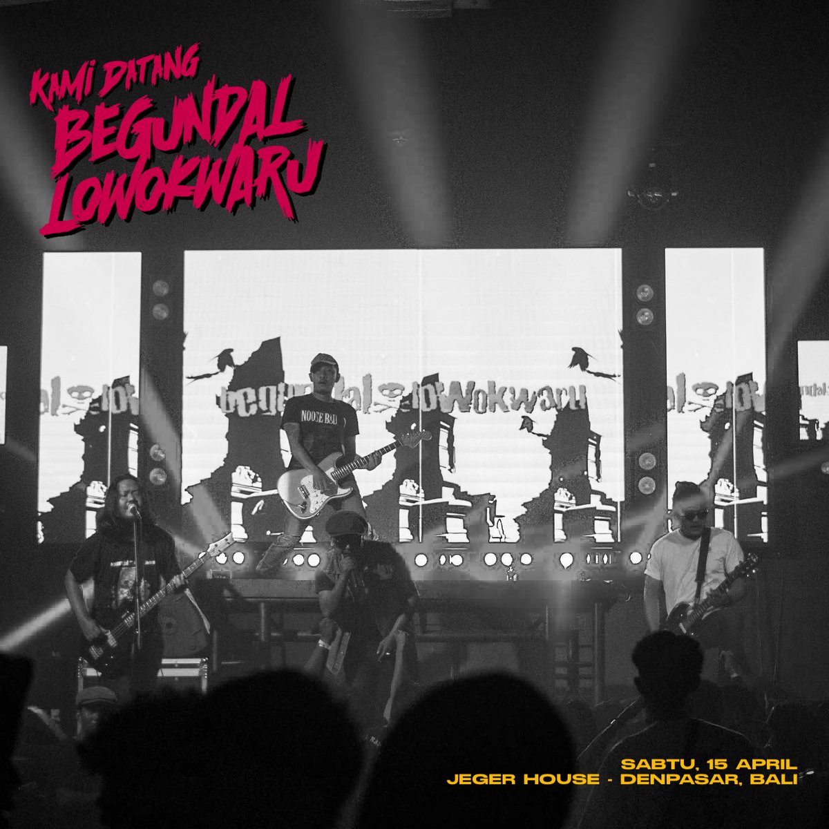 Bali kami datang, sampai jumpa di jeger house denpasar tanggal 15 april. 🔥