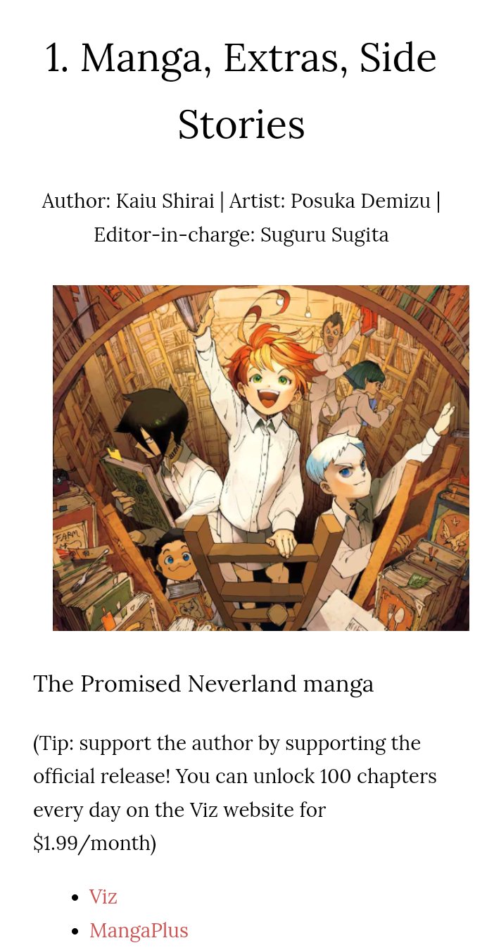 The Promised Neverland 1-20 Manga Set New English 10