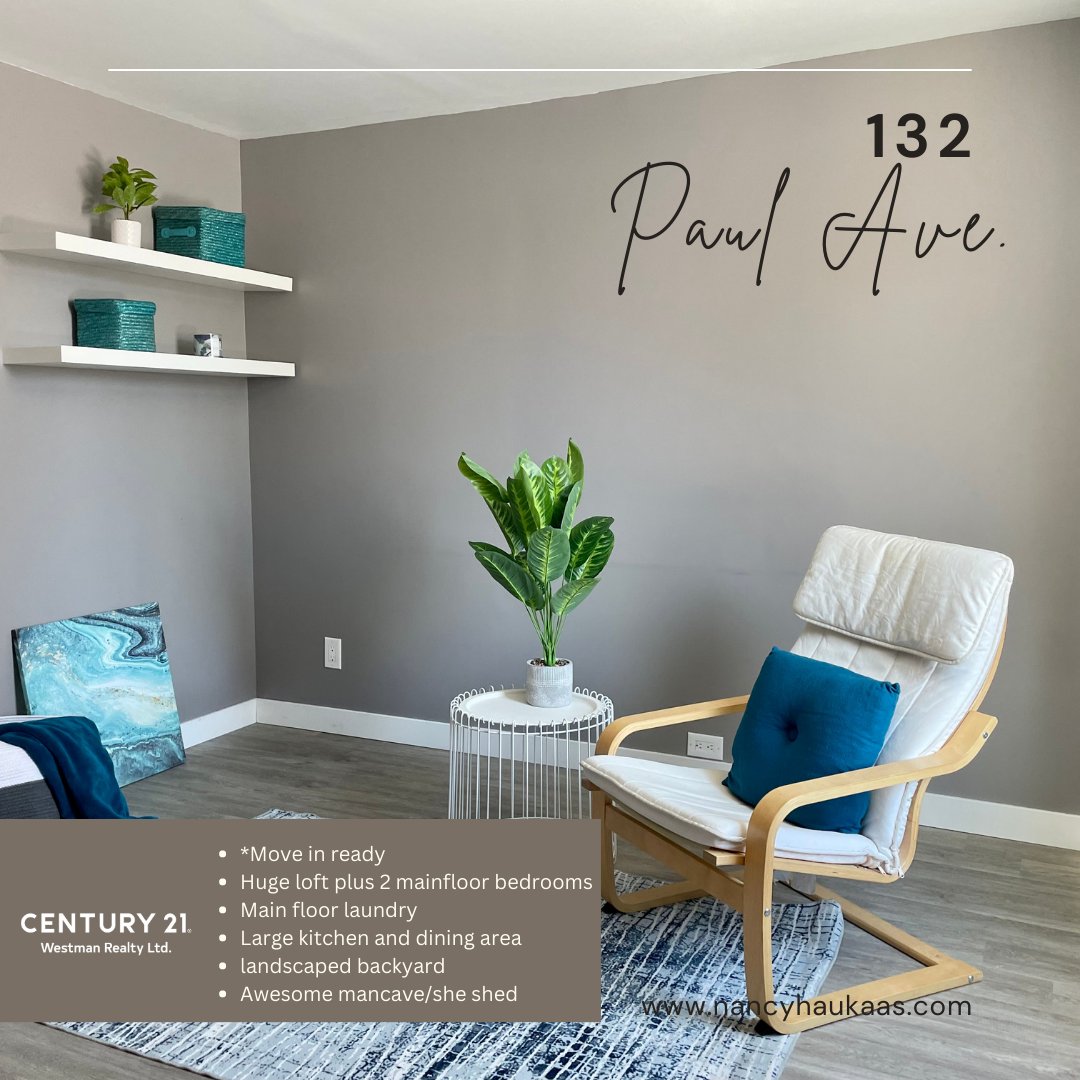 NancyLand33's tweet image. 132 PAUL AVE.
Call or message to view! 
#thepas #northernmbrealestate #mancave #sheshed #mainfloorlaundry #updates #northernmb #firsttimehomebuyer #callmemaybe #c21westman

Nancy Haukaas / Realtor®
The Pas, MB
204.620.2255 facebook.com/11182371703023…