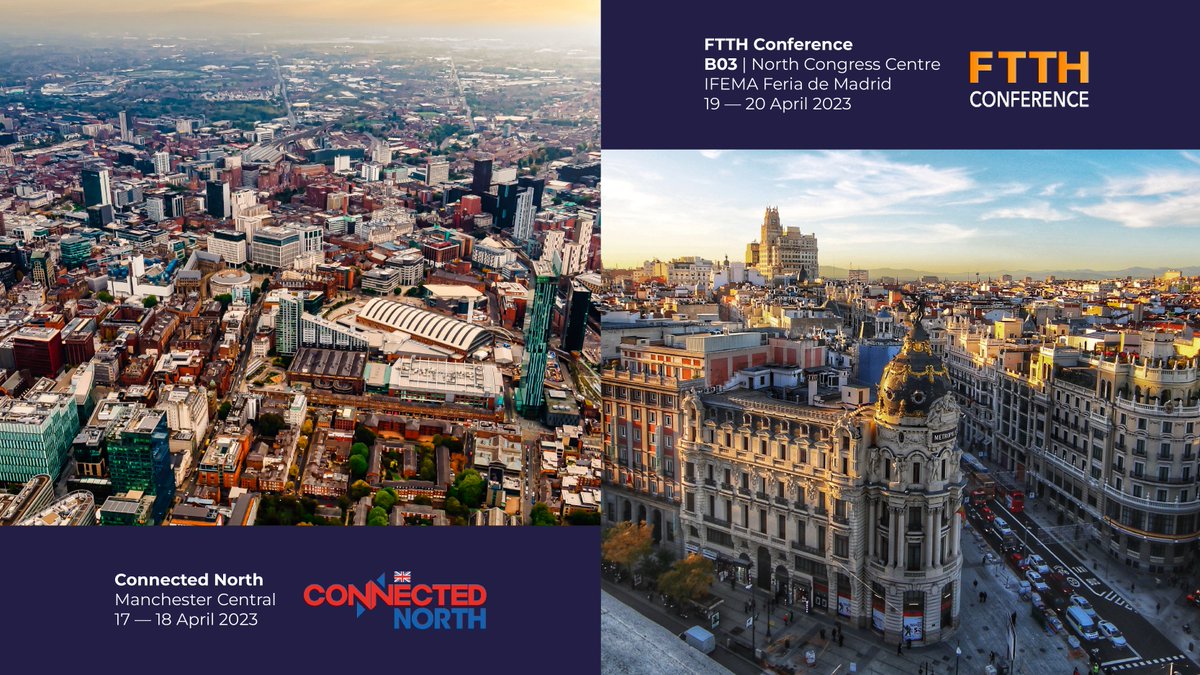 weeziesoftware's tweet image. Join us at #ConnectedNorth in Manchester on April 17-18, followed by the #FTTHConference in Madrid on April 19-20! Don&apos;t miss this opportunity to connect with us and explore the future of fiber networks!

#Fiber #FiberNetworks
