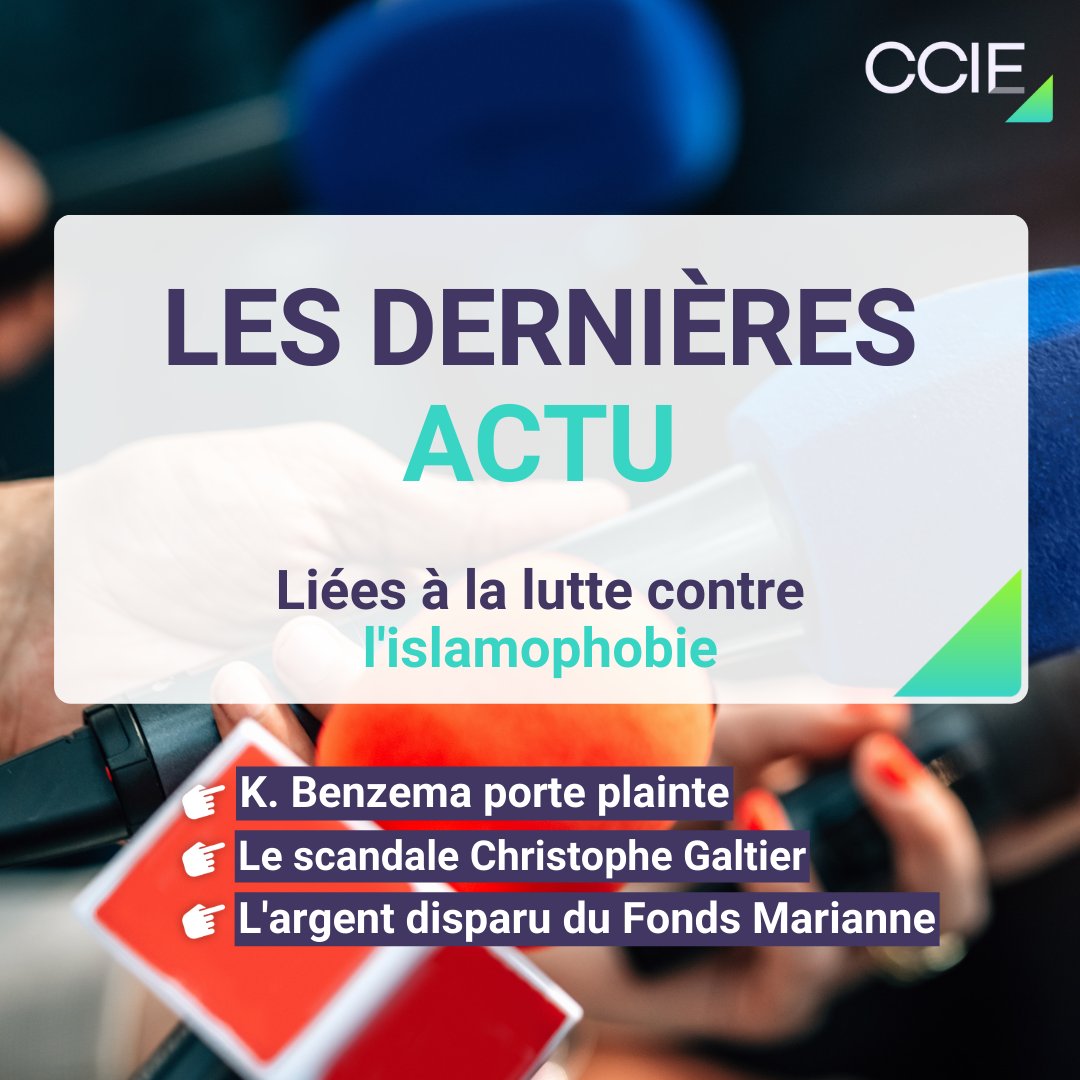CCIEurope's tweet photo. 🟣 Les actualités de la semaine liées à la lutte contre l'islamophobie.
(suite ⬇️)

#UrgenceAction #CCIE #Islamophobie #FRDeterGate #Benzema https://t.co/UMd8YEfDIZ