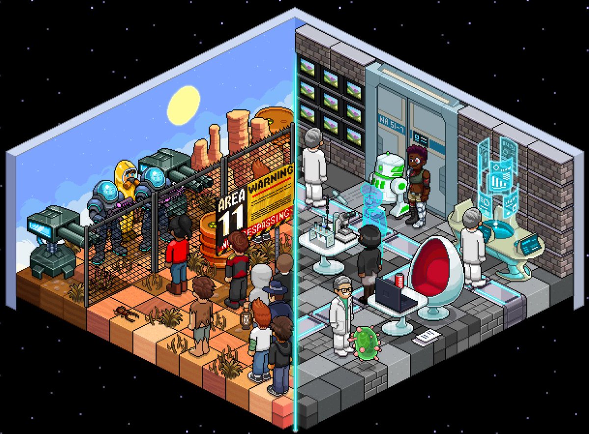burned_TS's tweet photo. Day 17 of posting, area 51 room @Outerminds https://t.co/7FeoBJEIvx