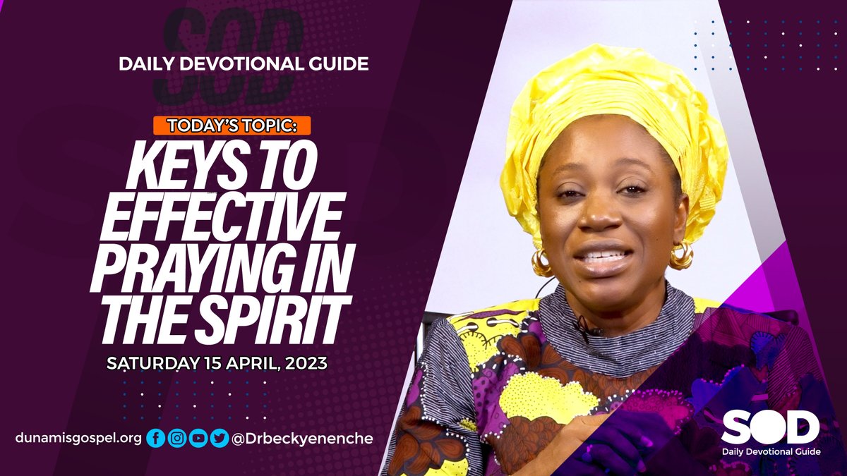 SEEDS OF DESTINY – SATURDAY 15 APRIL, 2023
TOPIC: KEYS TO EFFECTIVE PRAYING IN THE SPIRIT
Praying in tongues when you are deeply rooted in iniquity is an abomination. Click to WATCH today's #SeedsOfDestiny 
youtu.be/0FYTCC2-1Hk