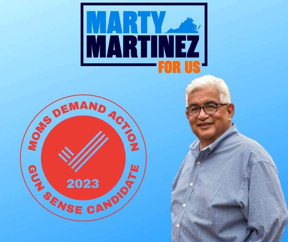 MartyForUs's tweet photo. I'm incredibly proud to be recognized as a 2023 Gun Sense Candidate by @MomsDemand. As your Delegate, I will always fight to end the gun violence epidemic and to keep our children and communities safe. https://t.co/NH5PtzxcgC