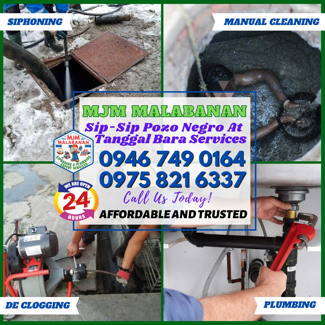 mjm_plumbing's tweet image. 𝙈𝙅𝙈 𝙎𝙄𝙋𝙃𝙊𝙉𝙄𝙉𝙂 𝘼𝙉𝘿 𝙋𝙇𝙐𝙈𝘽𝙄𝙉𝙂 𝙎𝙀𝙍𝙑𝙄𝘾𝙀𝙎🧑‍🔧
⌚️𝐎𝐏𝐄𝐍 𝟐𝟒/𝟕 𝐌𝐀𝐋𝐀𝐁𝐀𝐍𝐀𝐍 𝐒𝐄𝐑𝐕𝐈𝐂𝐄𝐒 𝐀𝐍𝐘𝐓𝐈𝐌𝐄, 𝐀𝐍𝐘𝐖𝐇𝐄𝐑𝐄
📌ALL AREAS IN MARIKINA CITY 

#Siphoning #plumbing #Malabanan #TrustedServices #MJMplumbingservices #sipsippozonegro