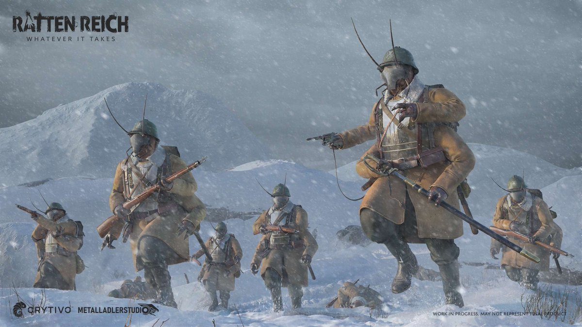 <a href="/Crytivo/">Crytivo</a> WIP Main Art for the all-out Cockroach War for our strategy game Ratten Reich #FGDFun #Gamedev #IndieGameDev #gameart