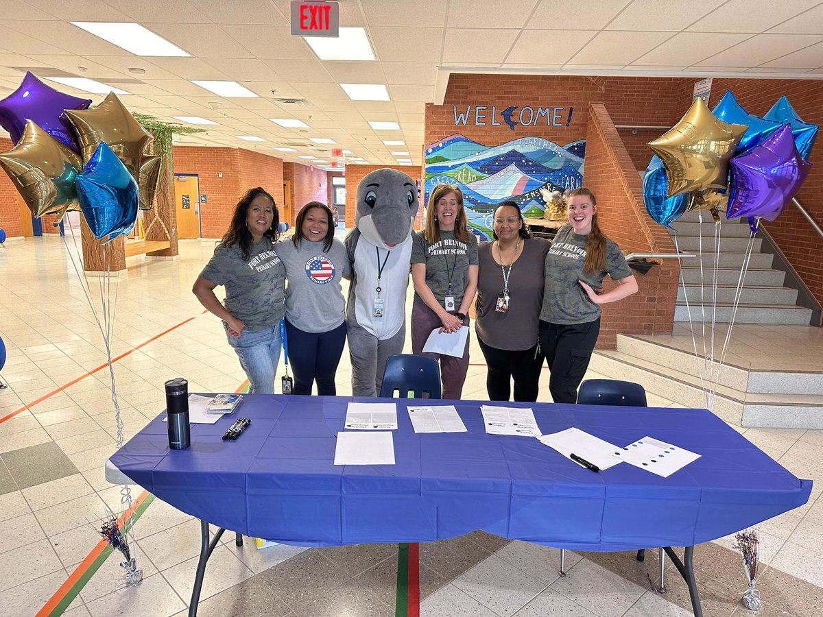 FtBelvoirES's tweet photo. It’s happening!! Kinder Orientation is underway at Primary!  We are so exited to welcome our future little Dolphins! https://t.co/CwLbagNmCL