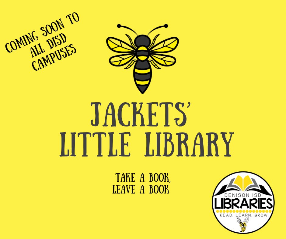 DISDlibraries_'s tweet photo. Jackets’ Little Libraries are popping up all over DISD campuses! Students, teachers, parents and community members are encouraged to join us! Donate new or used books to share with other readers or take a book to read on your own! #disdlibraries #growingreaders https://t.co/5N5i29x4lf