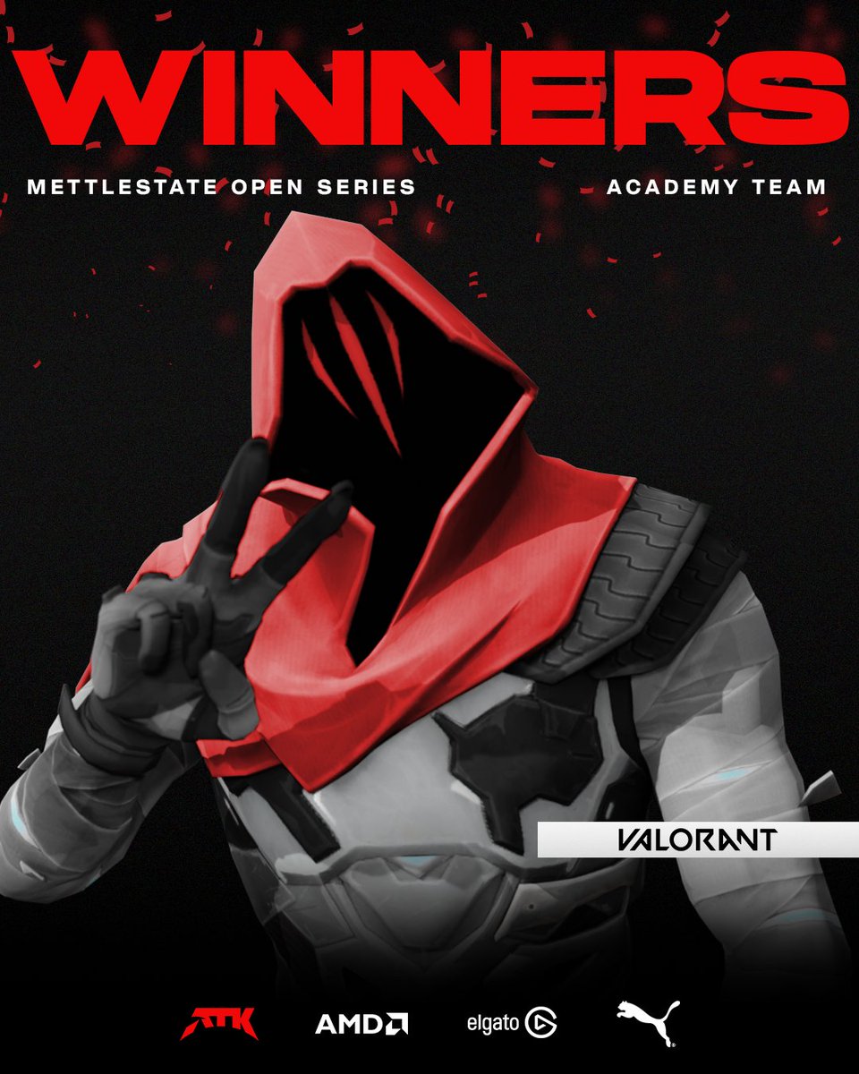 ATKesportsGG's tweet image. ATK Valorant Academy has won the @Mettlestate Radiant Open Series S2! Next season they will likely be competing against our Main Roster in the Pro Division! 👀

GG WP SQUAD!❤️

#PlaySeriously #ATKWin