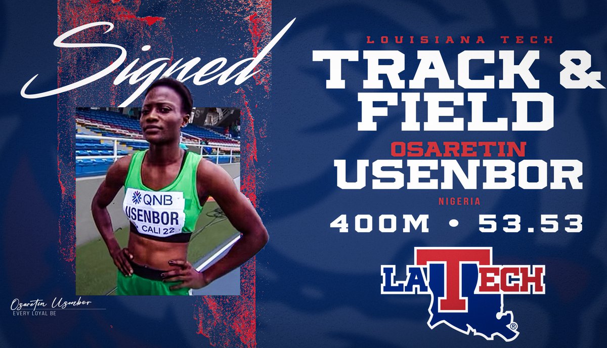 LATechTFXC's tweet photo. Welcome to the Family!!
✍️ Osaretin Usenbor | #SpeedHub https://t.co/FTTPzqlu1I