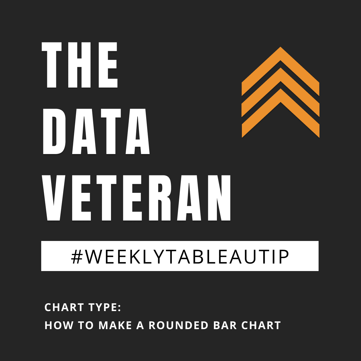 thedataveteran's tweet photo. Hey #datafam! It is time for another #WeeklyTableauTip. This week I am showing you a quick way to make rounded bar charts. Rounded bar charts are a great aesthetic to apply and adds a new modern feel to the tried and true bar chart. https://t.co/KC2InhvCbC