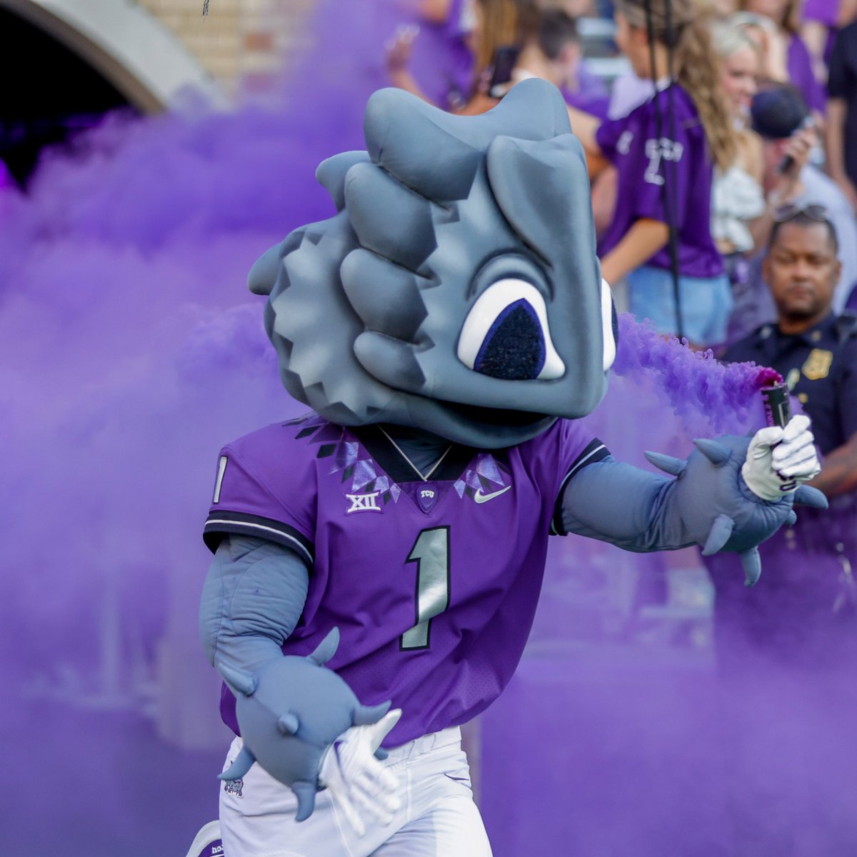 TCU_Athletics's tweet photo. It’s Spring Game &amp; #GoPurpleFriday! 

Drop your #GoPurpleFriday photos below or tag us! We can’t wait to see everyone tonight. 

🚪Doors open at 6pm 
🏈Game starts at 7pm 
🎆Fireworks 8pm 

#GoFrogs https://t.co/2Je1uLAoiv