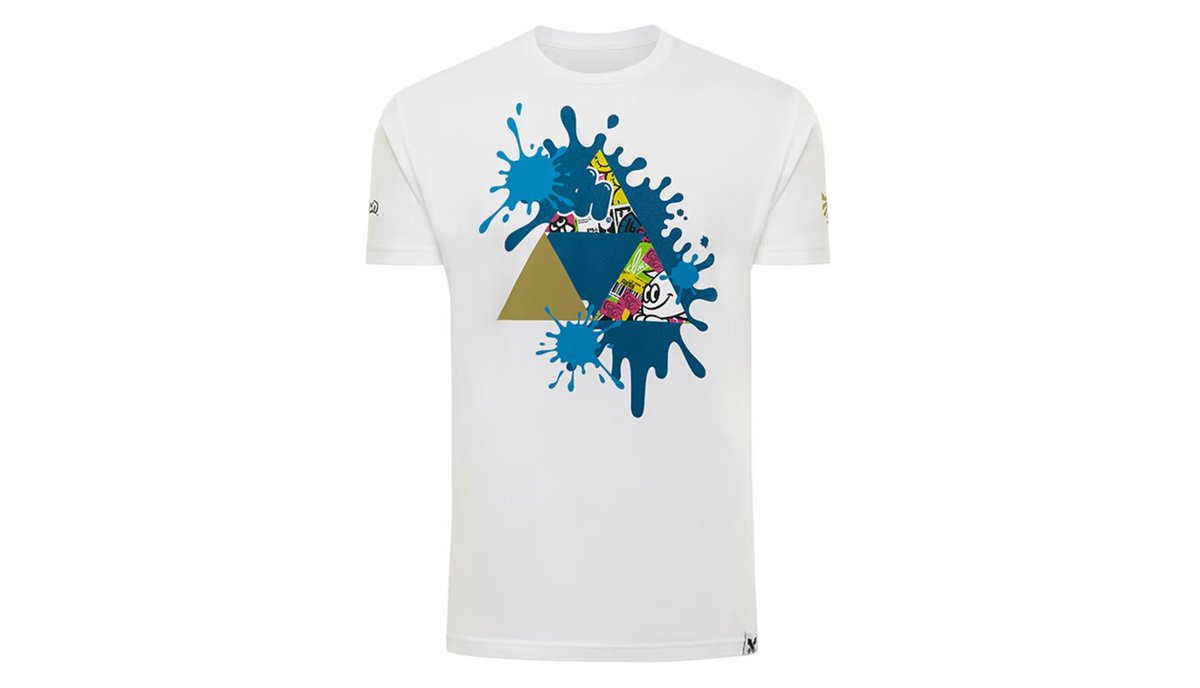 Wario64's tweet photo. Splatoon x The Legend of Zelda Splatfest T-Shirts up for preorder at Nintendo Store ($29.99 each) https://t.co/OvywuxRPSn https://t.co/nTXQ3sVAP3