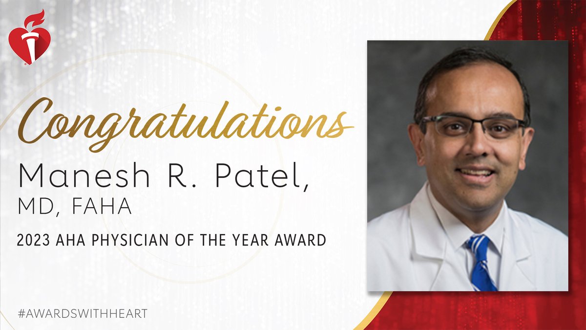 American Heart News (@heartnews) on Twitter photo Manesh Patel followed his dream of making a difference, and to him, itās a privilege. #AwardsWithHeart Read his full story: spr.ly/6013OMw0t <a href="/manesh_patelMD/">Manesh Patel</a> <a href="/AmericanHeartNC/">AmericanHeartNC</a> Manesh Patel followed his dream of making a difference, and to him, itās a privilege. #AwardsWithHeart Read his full story: spr.ly/6013OMw0t <a href="/manesh_patelMD/">Manesh Patel</a> <a href="/AmericanHeartNC/">AmericanHeartNC</a>