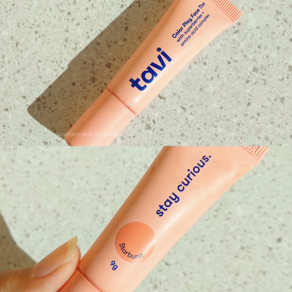 glowfancykid's tweet photo. dipake as liquid blush cakep banget.. warnanya coral peach 🥹

tavi color play face tint shade starburst ♡ https://t.co/J6PjUedzTi