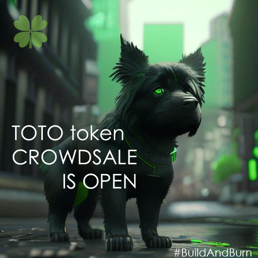 toto_platform's tweet photo. 🚨 $TOTO token #CROWDSALE is OPEN🎉
🧙‍♂️Follow the website https://t.co/fzVIVdZDnv 🍏

✅Follow 💚Like 🔁RT

#TOTO #totoplatform #NFT #crypto #BuildAndBurn #Modulus $CULT #presale #ico  💚🍀 https://t.co/wleiSvGbvM