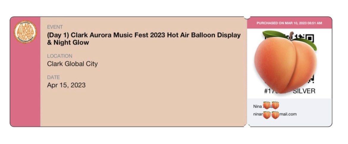 ninasunss's tweet photo. WTS LFB #AuroraFest2023 

- april 15 (day 1)
- 2 silver tickets
- same price

tickets will be sent via email after payment. dm me 📩 https://t.co/iWllRCO7dA