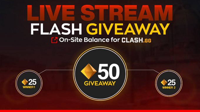 39Squirrels's tweet photo. Doing Giveaway On ClashGG Use My Code And Receive Free 50Coins!  https://t.co/9obkk2a9ne    

#CLASHGG #CSGO #CSGO2 #CSGOGiveaway https://t.co/WtivCl7R1s