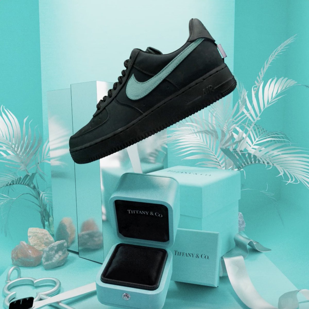GIVEAWAY! Stand a chance to win an NFT of Nike Air Force 1 Low Tiffany &amp; Co. 1837(physical) metaz.io/nft/867 
The event runs until 24:00 (EST) 16/April/2023 
How to  
1. Follow us on Twitter   
2. Retweet the giveaway event   
3. Tag 5 people 
Hurry up! #nftnyc #nftnyc2023
