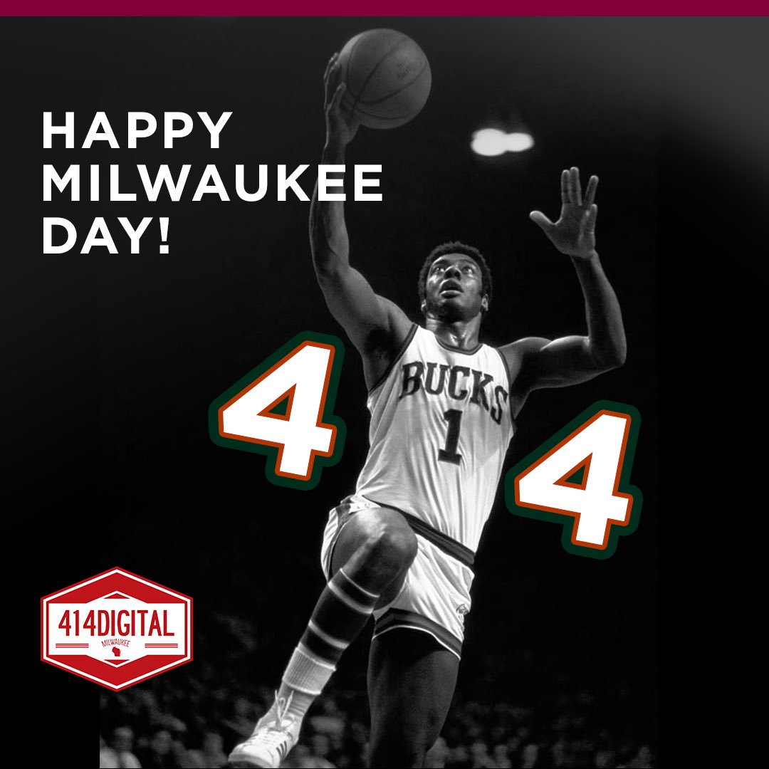 414digital's tweet photo. HAPPY 414 DAY!!! 🗣🦌

We want to celebrate by announcing our ticket contest giveaway for our upcoming Lunch and Learn with Gigawatt Media!

1. Like this tweet. 
2. Retweet it to your TL.
3. Comment your favorite landmark or place to visit in Milwaukee! 😁 https://t.co/z578TQF593