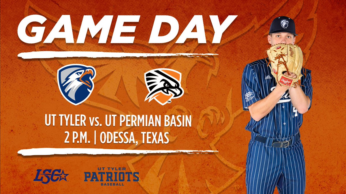 uttylerpatriots's tweet photo. BASE | IT'S GAME DAY!

@uttylerbaseball starts their final road series of the regular season today at 2 p.m. in Odessa, Texas!

STATS: https://t.co/tAWqK9zIj4
STREAM: https://t.co/7cJzfSinwJ

#SWOOPSWOOP https://t.co/7iwRr0OQKt