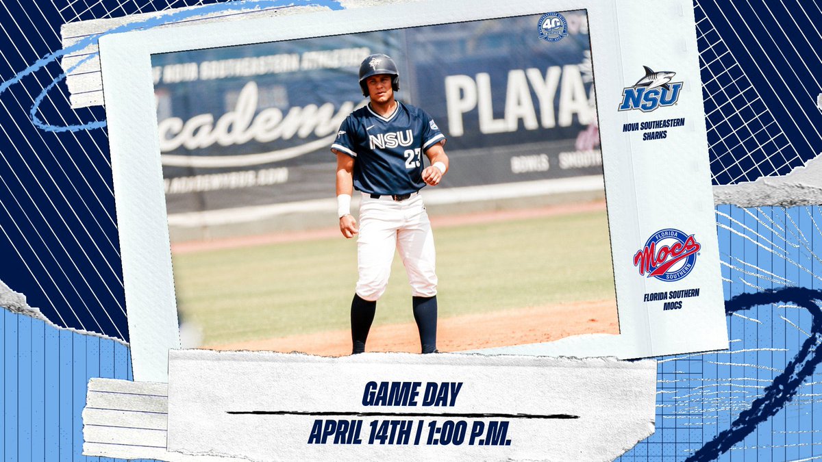 NSU_Baseball's tweet photo. Back in SSC action! 

⏰ 1:30 p.m.
📍 Palm Beach State College 
📊 https://t.co/SY408lSk6d

#HungryForMore https://t.co/nraj7ggQx8