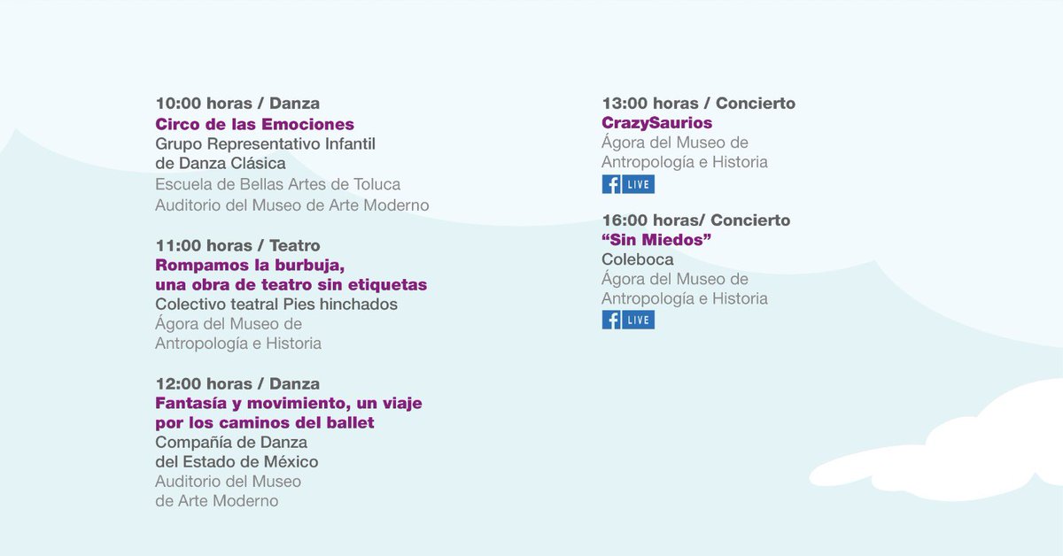 patrimonio_mex's tweet photo. Acompáñanos en el gran cierre de #FestínArte2023.
Música, talleres, teatro y mucha diversión.
A partir de las otras 10:00 h, en el Centro Cultural Mexiquense de #Toluca.

📌https://t.co/6N2Ao2ooLV https://t.co/ucL6b6INWy