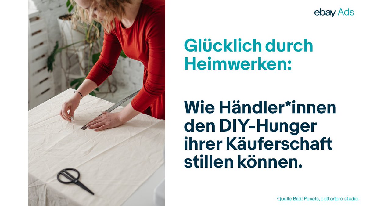 📐✂ Heimwerken macht glücklich. Das zeigt unsere <a href="/civey_de/">Civey</a> -Umfrage zum Shoppingverhalten der Deutschen. Wie Händler*innen davon profitieren können❓Die Antwort findet sich in unserem Blog: link.faktor3.net/1 #diy #ebay #ecommerce