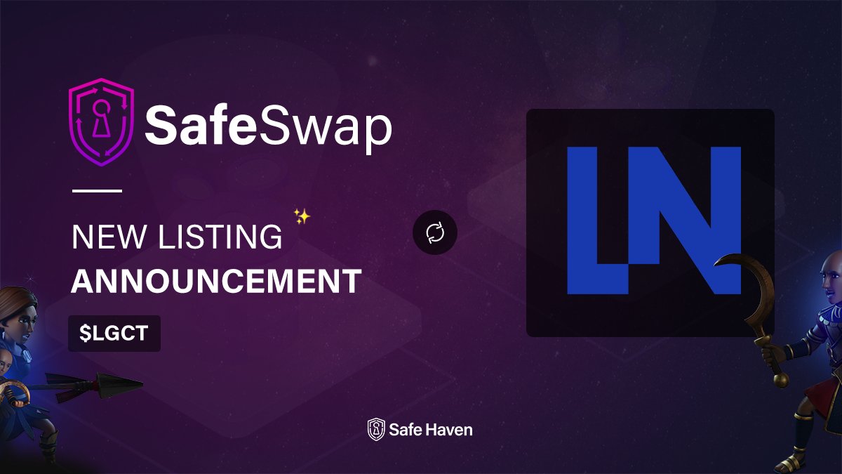 SamSoniteCrypto's tweet image. 📢 New #SafeSwap Exchange  Listing @LegacyNetworkio 🧙‍♂️💜

$LGCT a Swiss-Liechtenstein company dedicated to improving the mental clarity, awareness, and overall well-being of its users through a gamified learning experience 👀🚨

Crosschain Atomic-Swaps ⚛️  $BNB $POLY $VET $ETH
