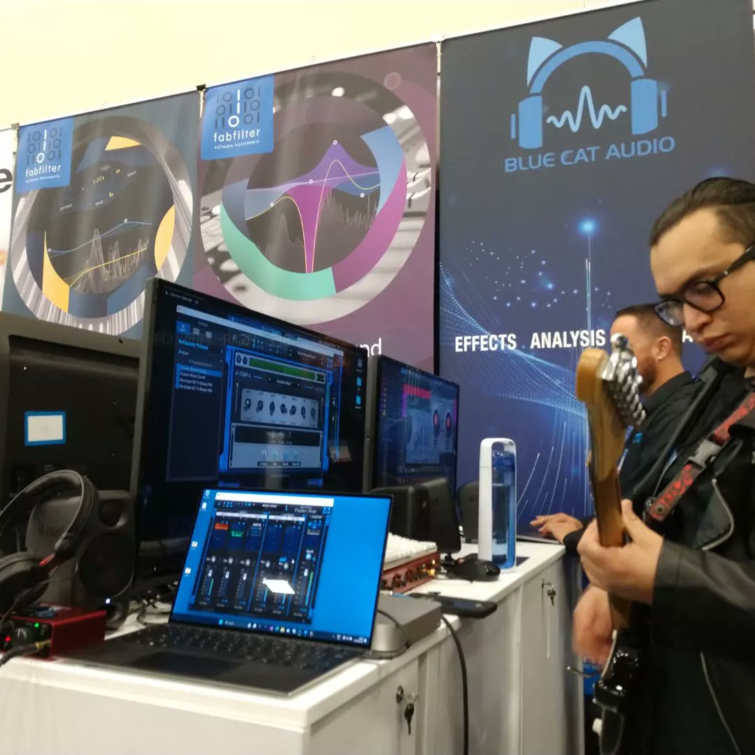 bluecataudio's tweet image. Having a great time at the NAMM Show ! Please stop by our booth #16300 (ACC North) to try the new Fader Hub and Axiom V2!

#bluecataudio #namm2023 #audiosoftware #audioplugins