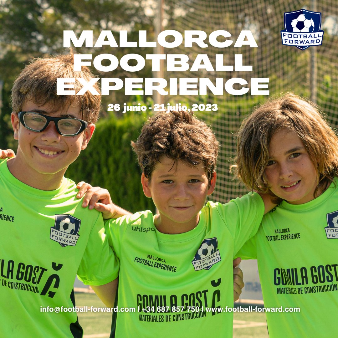🔥 5 Mallorca Football Experience 🔥

Ya están abiertas las inscripciones. Este año volvemos con novedades: dos sedes!

➡ lnkd.in/ddAXrXAK

➡ Campus Port de Pollença (Marc · +34 687 857 750), Campus Alaró (Miki · +34 638 55 13 32)

➡ info@football-forward.com