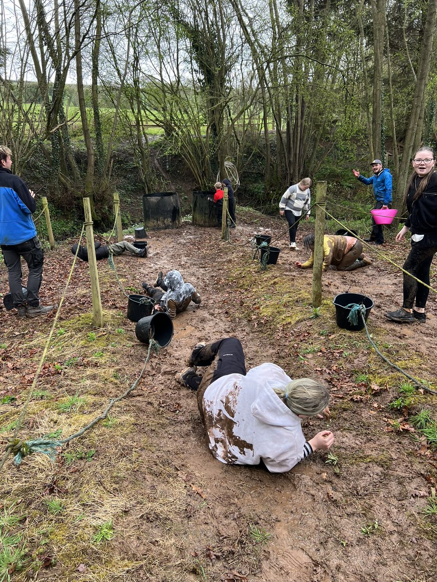 A very muddy day for our last @WorcsChildren HAF Easter programme, young people worked really hard and the team work on show was amazing #hafeaster #HAF #happydays