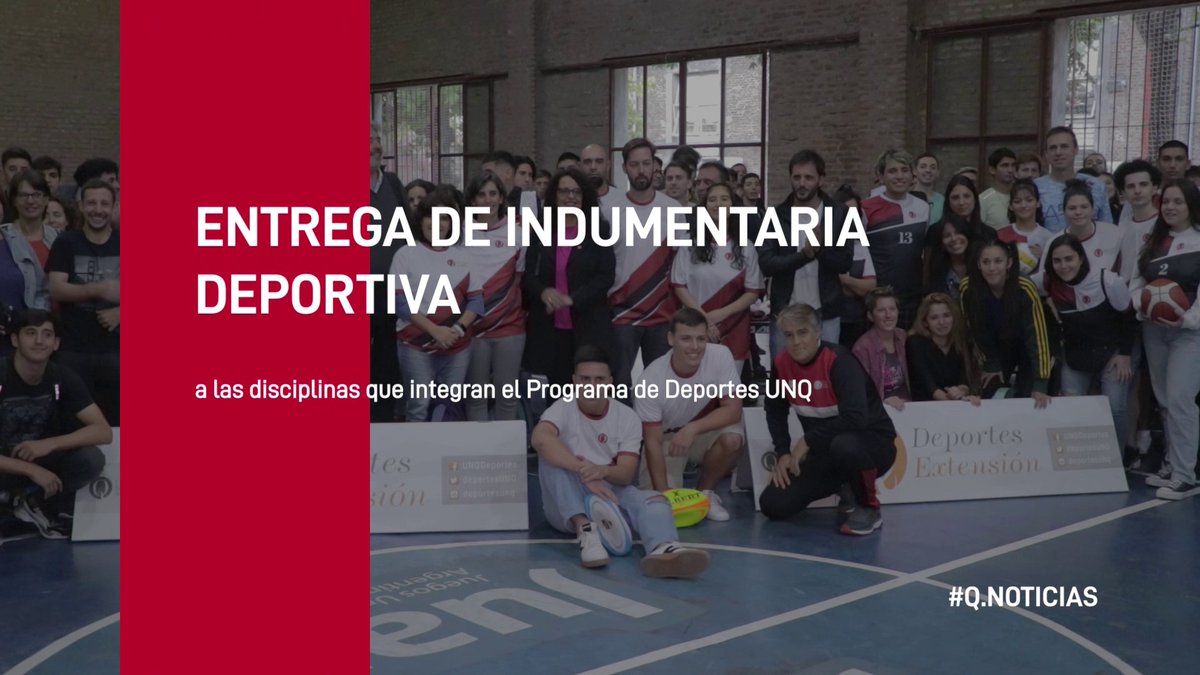 🎽 Se entregaron nueva indumentaria y artículos deportivos para las distintas disciplinas que integran el #Programa <a href="/DeportesUNQ/">Deportes UNQ</a>  de la  <a href="/UNQoficial/">Universidad Nacional de Quilmes</a> 
 
🎥 Miralo acá: youtu.be/8hNWXgoqK1M