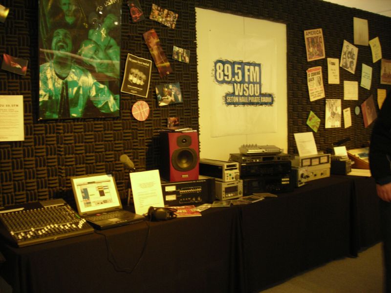 SHU_Libraries's tweet image. HAPPY 75TH BIRTHDAY @WSOU! In 1948, #wsou began broadcasting on 89.5 FM under the direction of Monsignor Thomas J. Gillhooly, the first faculty director. The station became the first college-owned FM station in NJ, one of the first FM stations in the US.
#pirateradio #setonhall