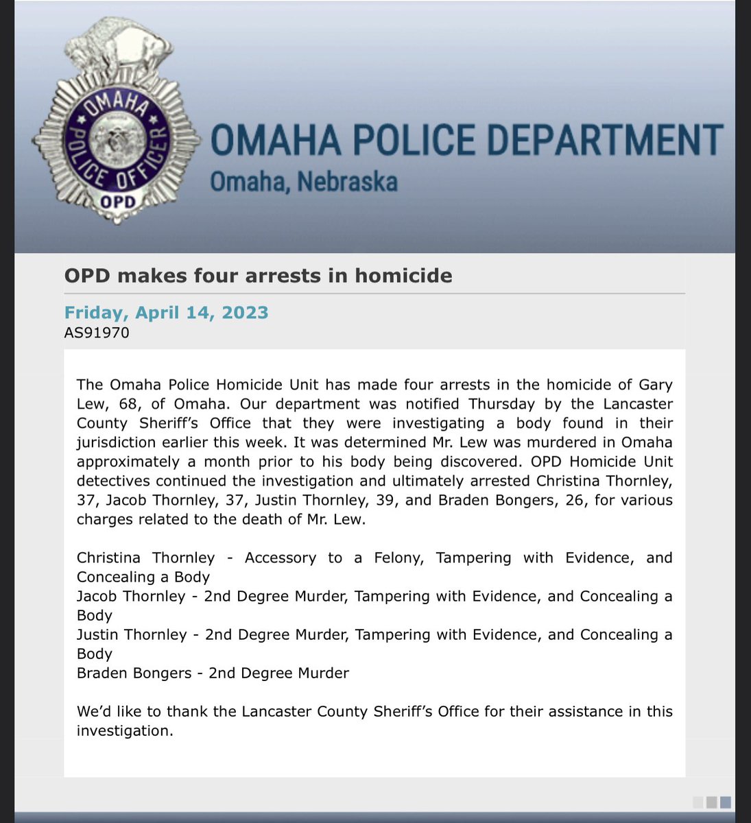 Omaha Scanner tweet media