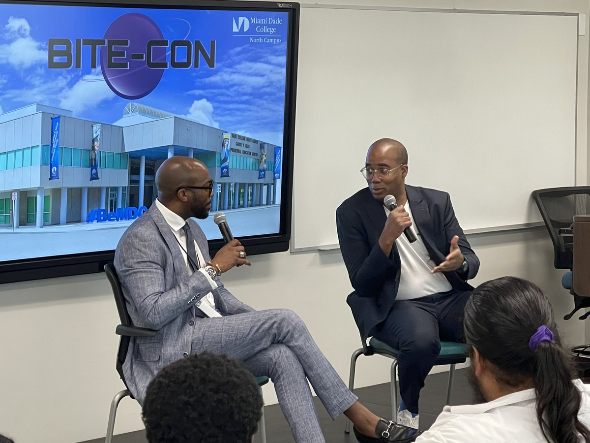 BITE-CON Conference at Carrie P. Meek Entrepreneurial Educational Center <a href="/MDCollege/">Miami Dade College</a> north campus. 
Current Speaker:  Raamel Mitchell
Global Director Black Partner Growth Initiative 
Microsoft <a href="/BITECON/">petite bite</a>